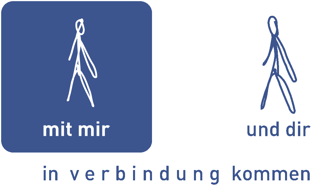 in verbindung kommen